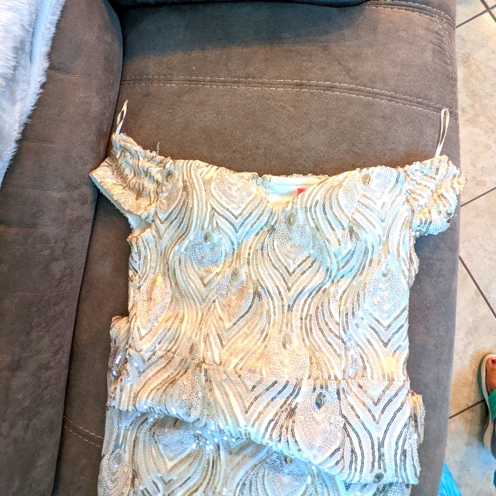 XTAREN | Gold Sequin Dress ~ Party, New Year's 🎆, Holiday🎄, Wedding 💍 - Picture 7 of 7